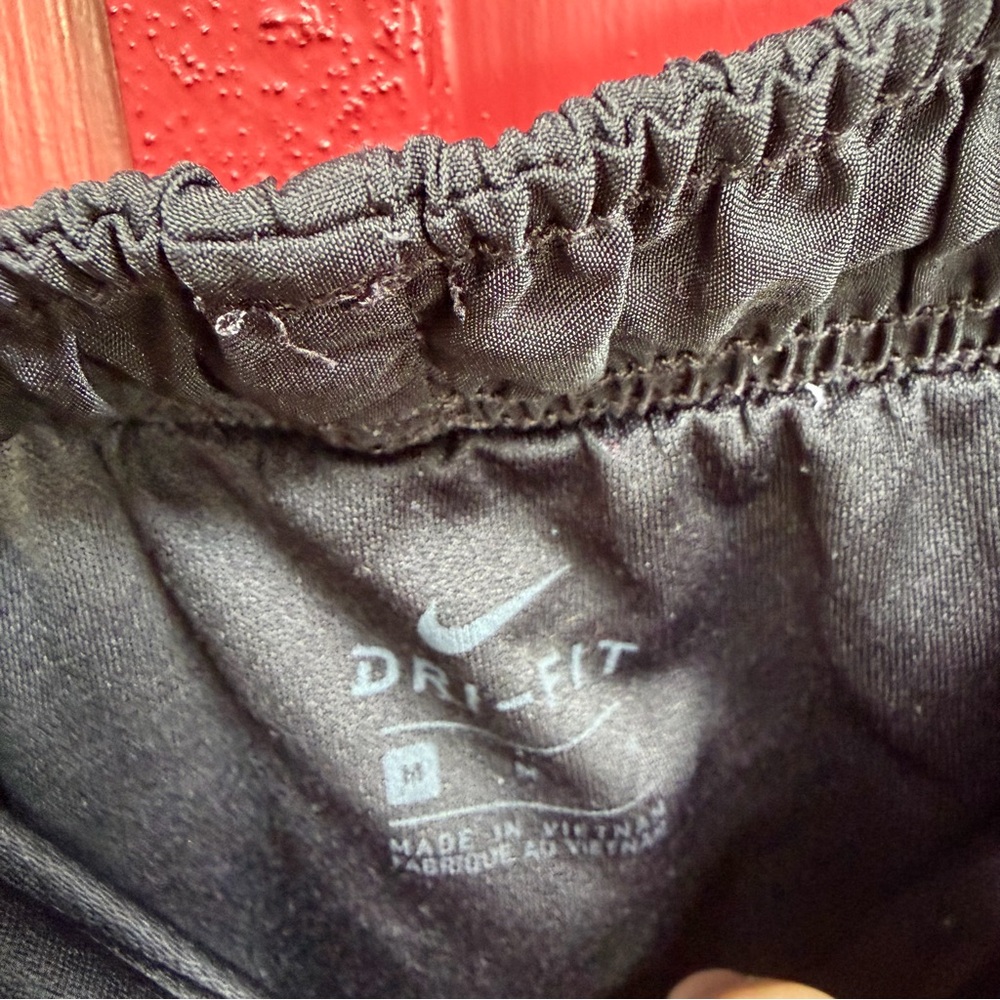 Nike Black Women's Athletic Running Shorts with Swoosh Logo - Picture 2 of 5